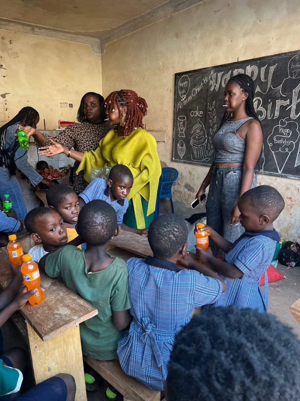 We utilise the small space we have for learning - Christ Hope Orphanage Mityana Uganda